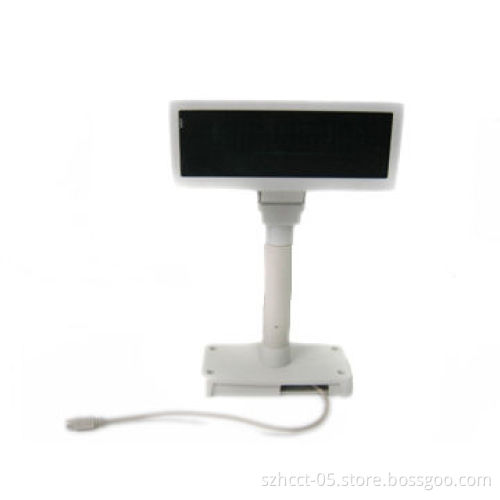 Desktop Stand VFD POS Display with 12V DC Power Supply and 96 ASCII Characters Type, VFD Mode